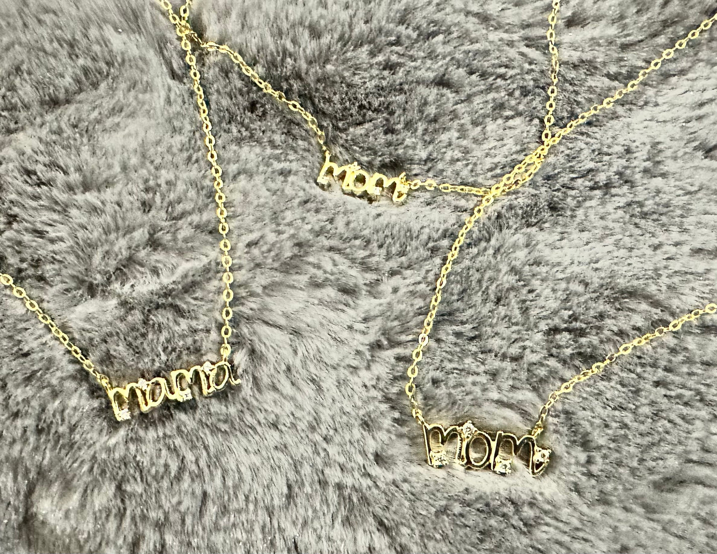 "Golden Grace" Mama & Mom Necklace For the Heart That Holds It All.