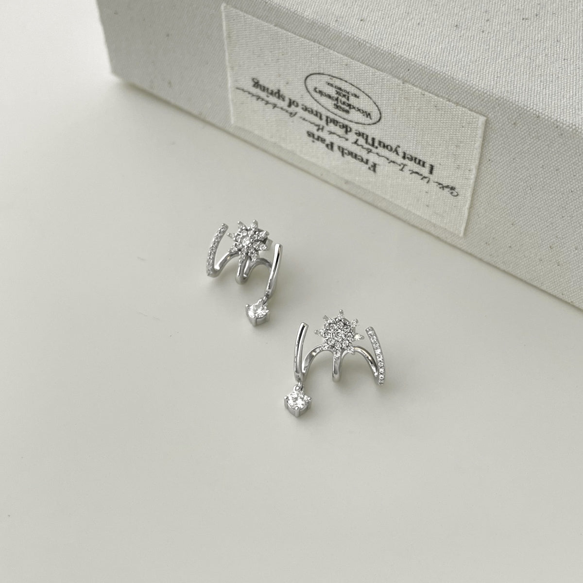 Stellar Muse Earrings 925 Sterling Silver | 18K Gold or Rhodium Plating | 5A Cubic Zirconia