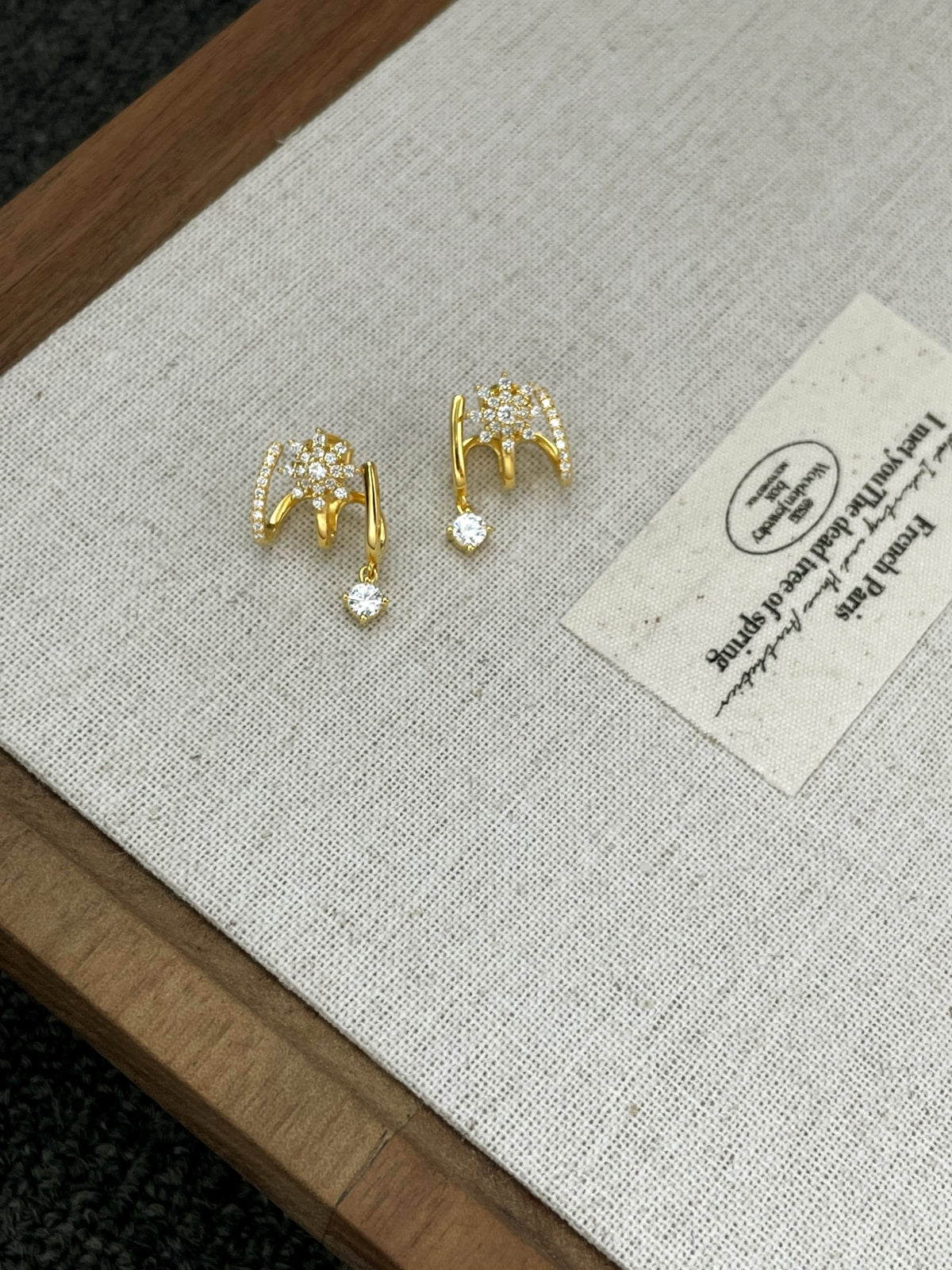 Stellar Muse Earrings 925 Sterling Silver | 18K Gold or Rhodium Plating | 5A Cubic Zirconia