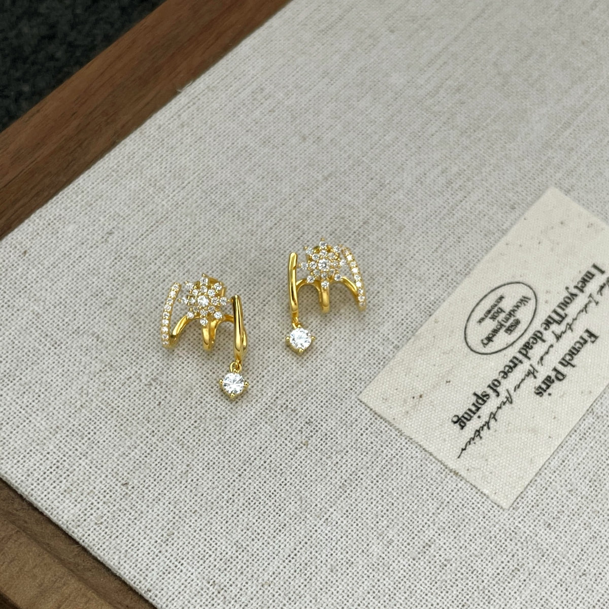 Stellar Muse Earrings 925 Sterling Silver | 18K Gold or Rhodium Plating | 5A Cubic Zirconia