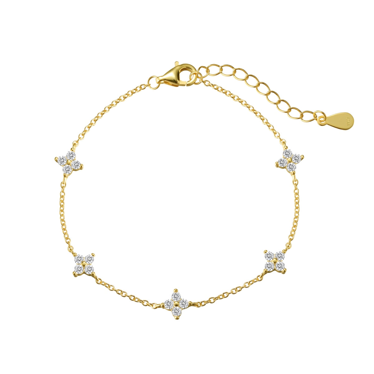 Lumière Petite Star Bracelet 925 Sterling Silver | 18K Gold Plating | 5A Cubic Zirconia