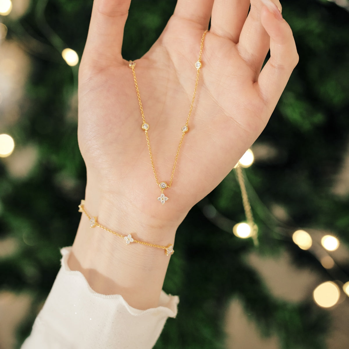 Lumière Petite Star Bracelet 925 Sterling Silver | 18K Gold Plating | 5A Cubic Zirconia