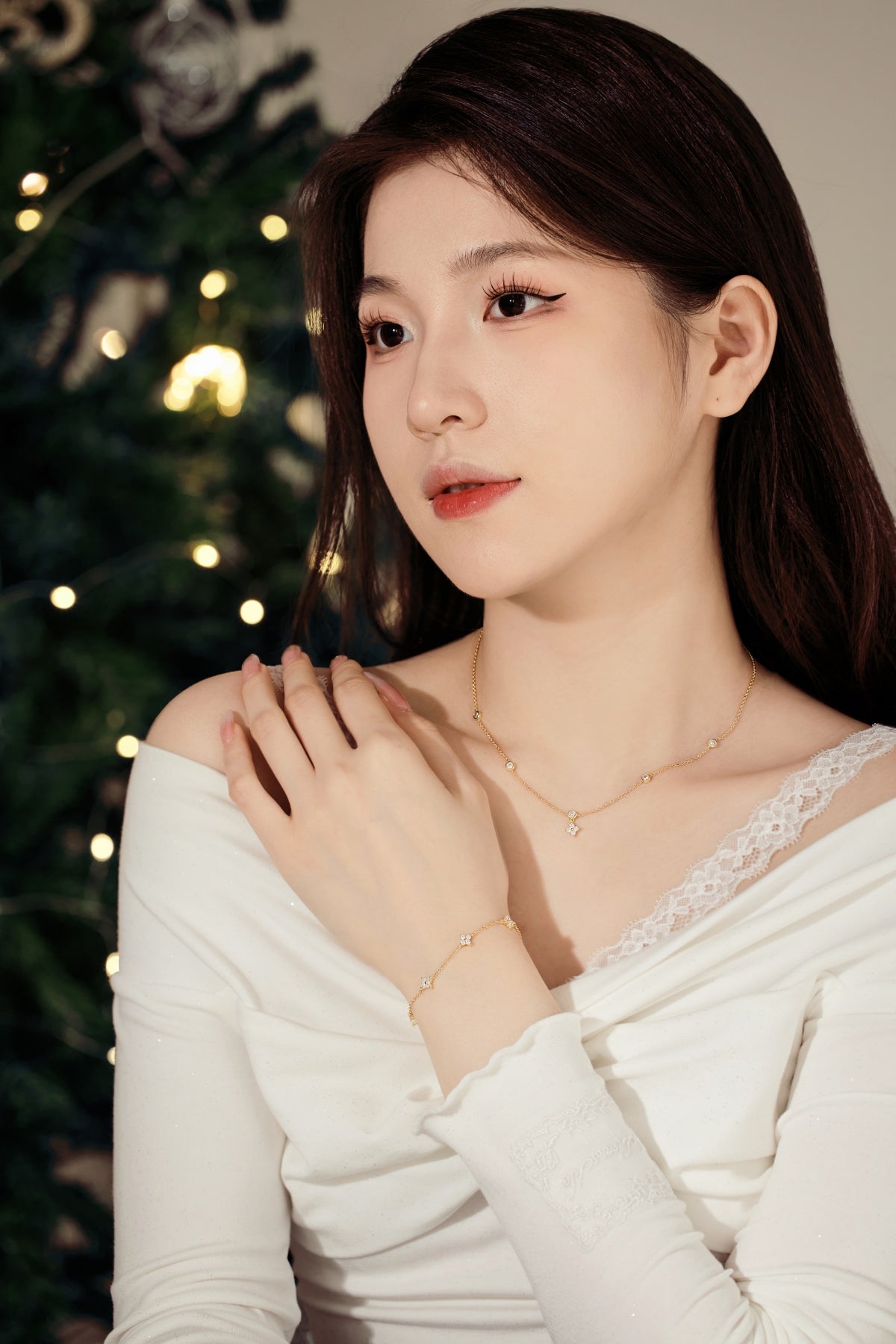 Lumière Petite Star Bracelet 925 Sterling Silver | 18K Gold Plating | 5A Cubic Zirconia