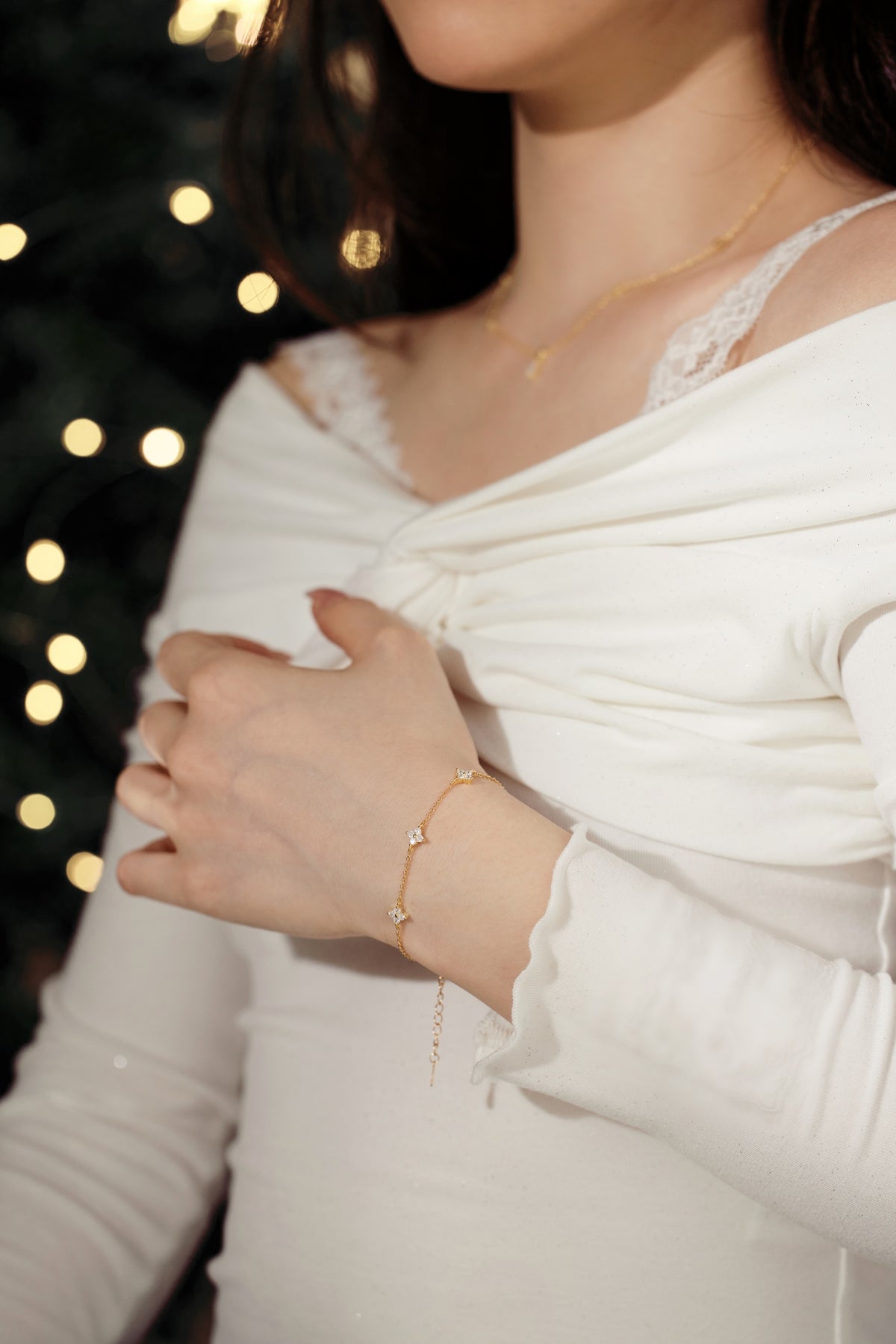 Lumière Petite Star Bracelet 925 Sterling Silver | 18K Gold Plating | 5A Cubic Zirconia