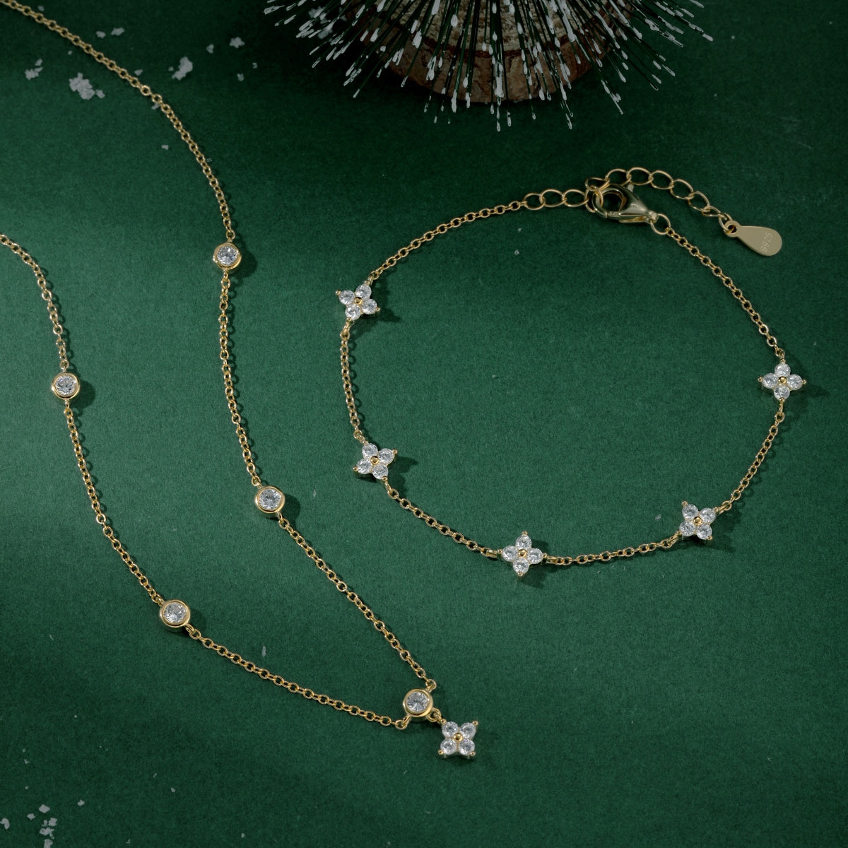 Lumière Petite Star Bracelet 925 Sterling Silver | 18K Gold Plating | 5A Cubic Zirconia