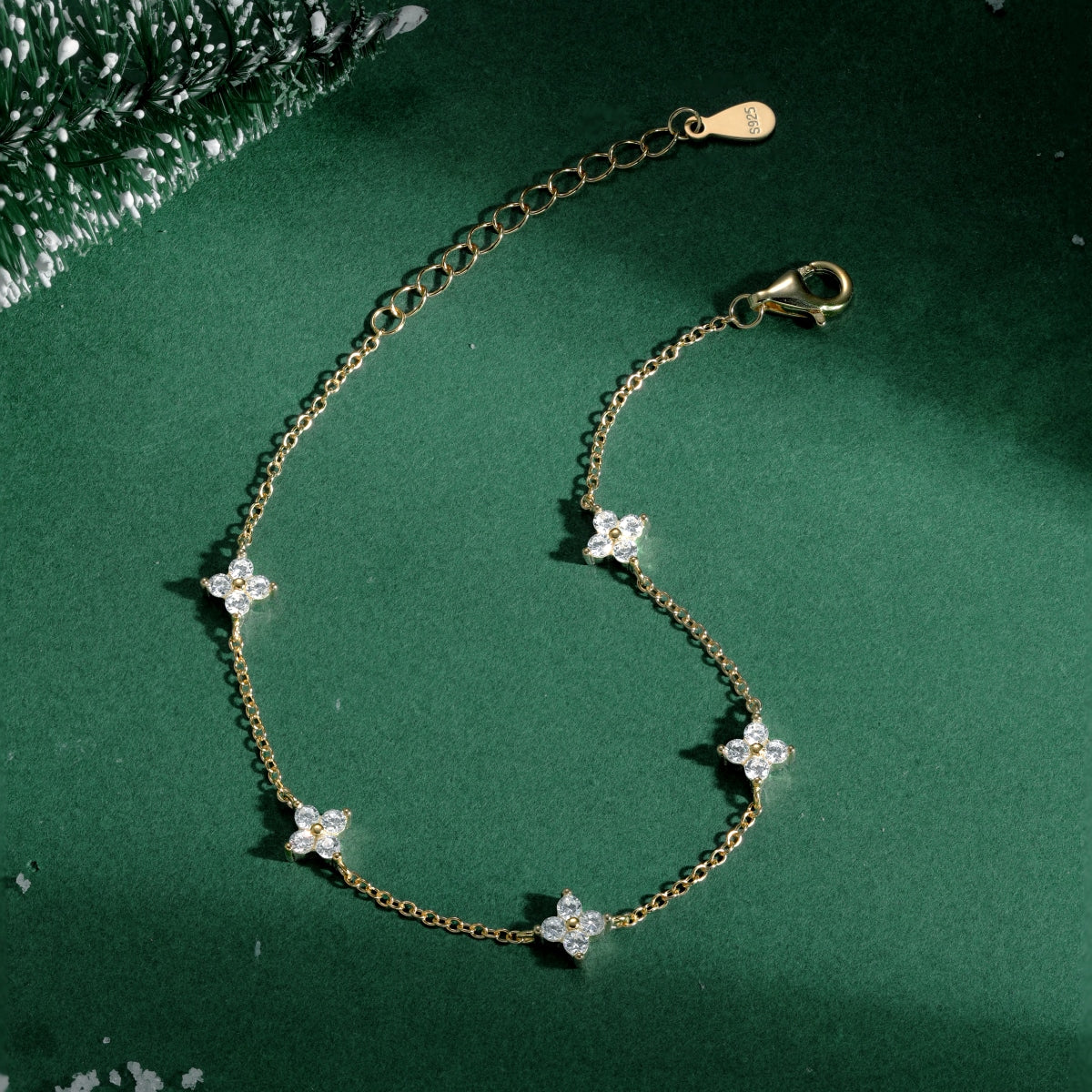 Lumière Petite Star Bracelet 925 Sterling Silver | 18K Gold Plating | 5A Cubic Zirconia