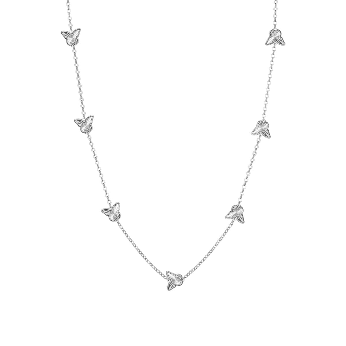 Papillon Grace Necklace 925 Sterling Silver | 18K Gold Plating | Adjustable Length