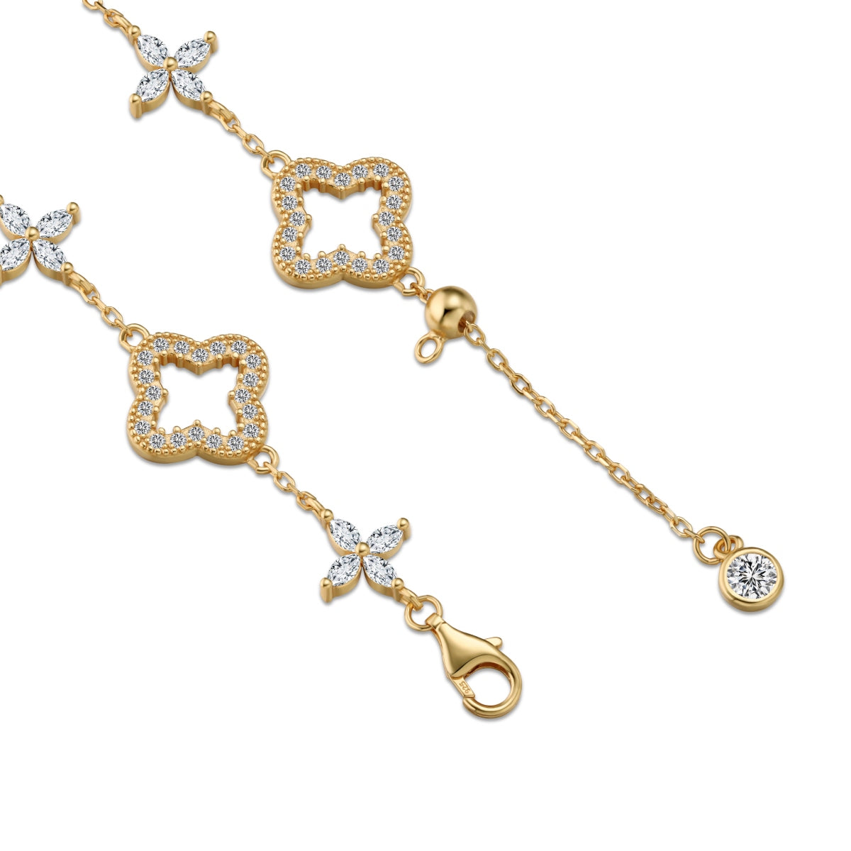 "Fleur Harmony" Statement Bracelet Grace in Form. Glow in Motion.
