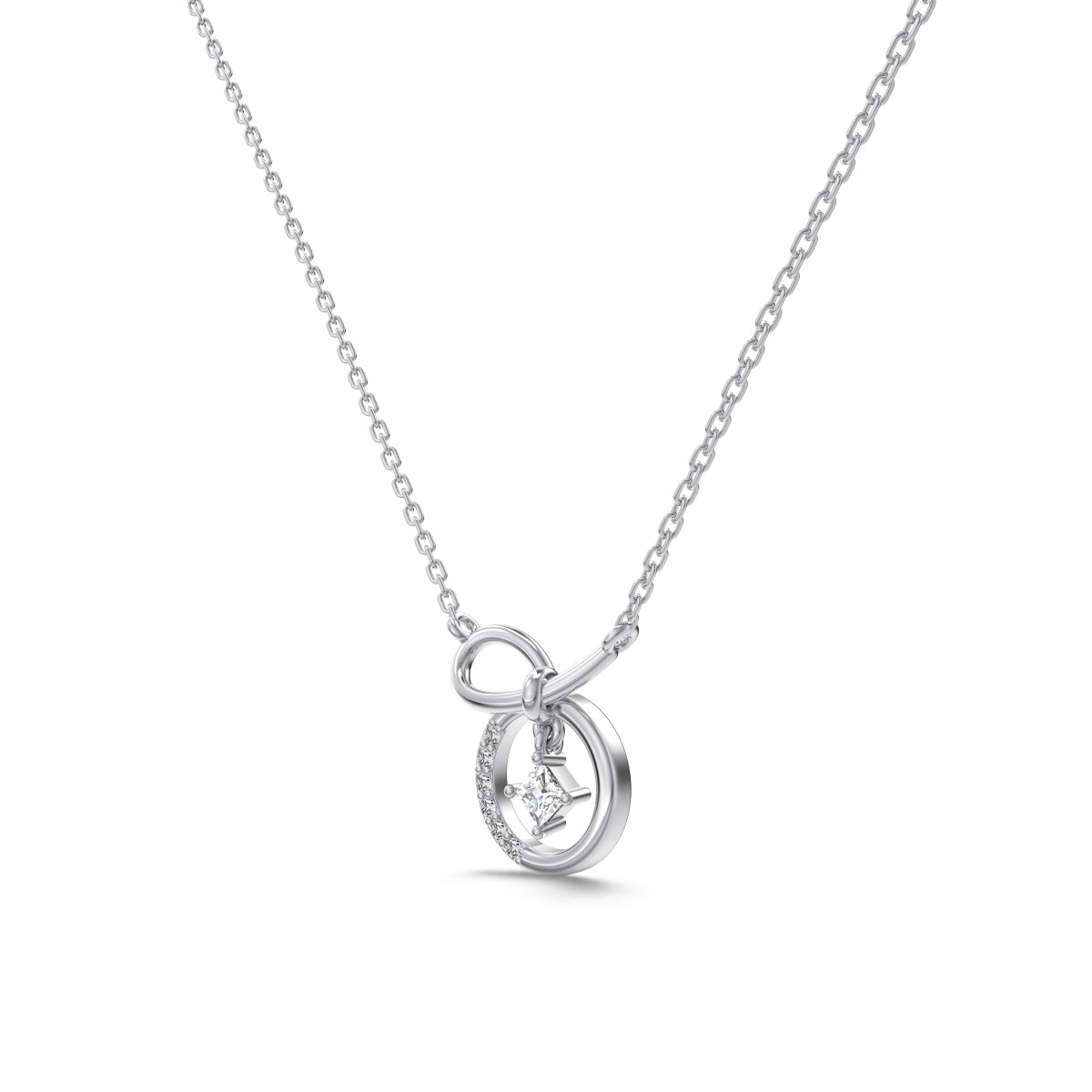 "Infinity Orbit" Charm Necklace Where Light Connects. Where Love Lasts.
