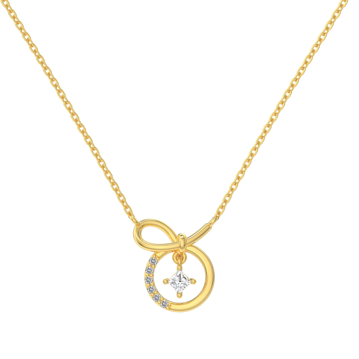 "Infinity Orbit" Charm Necklace Where Light Connects. Where Love Lasts.