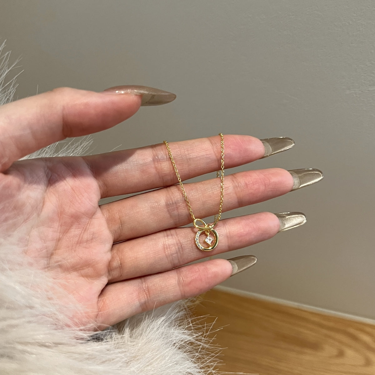 "Infinity Orbit" Charm Necklace Where Light Connects. Where Love Lasts.