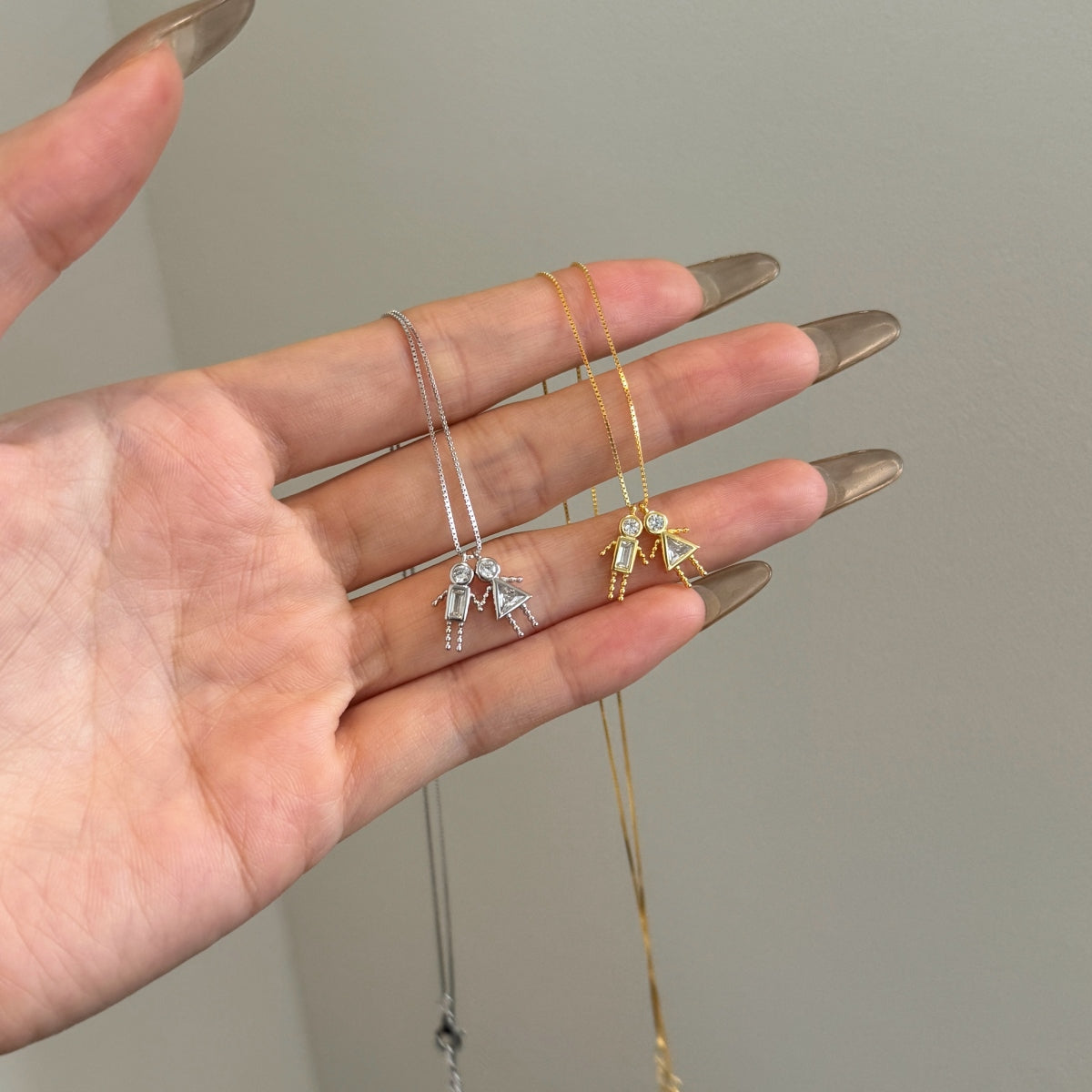 "Littles by Heart" Charm Necklace Childhood Moments. Forever Close.