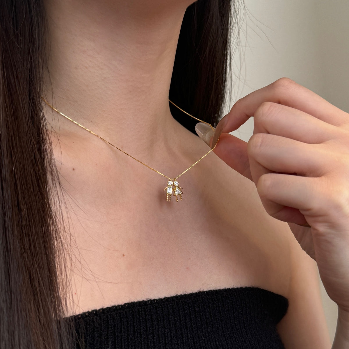 "Littles by Heart" Charm Necklace Childhood Moments. Forever Close.