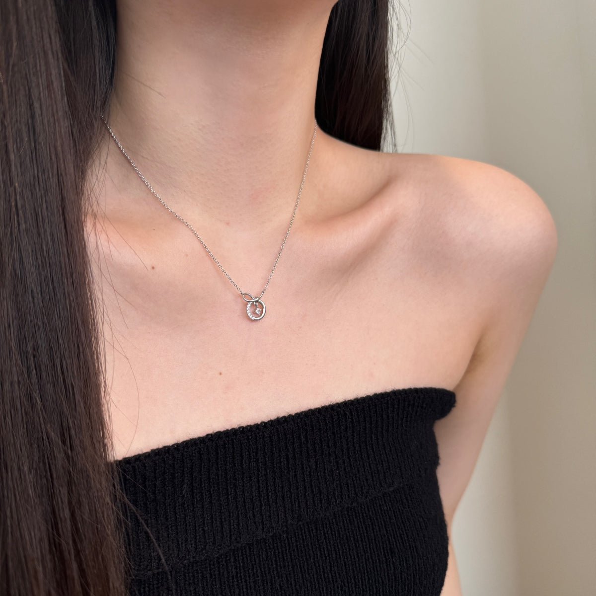 "Infinity Orbit" Charm Necklace Where Light Connects. Where Love Lasts.