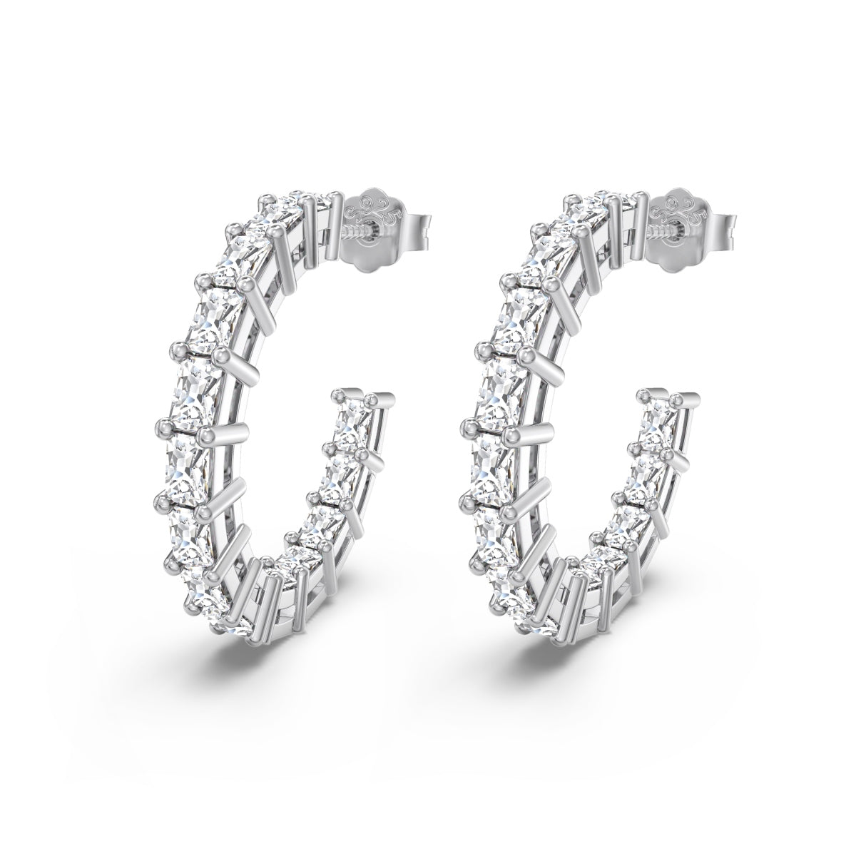 "Starlit Cage" Sculptural Hoop Earrings Where Light Dances. Where Style Reigns.