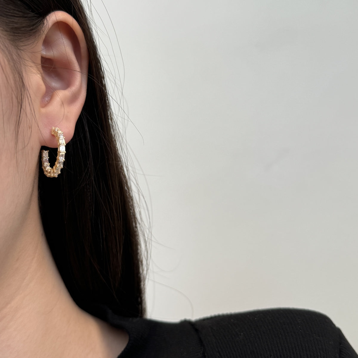 "Starlit Cage" Sculptural Hoop Earrings Where Light Dances. Where Style Reigns.