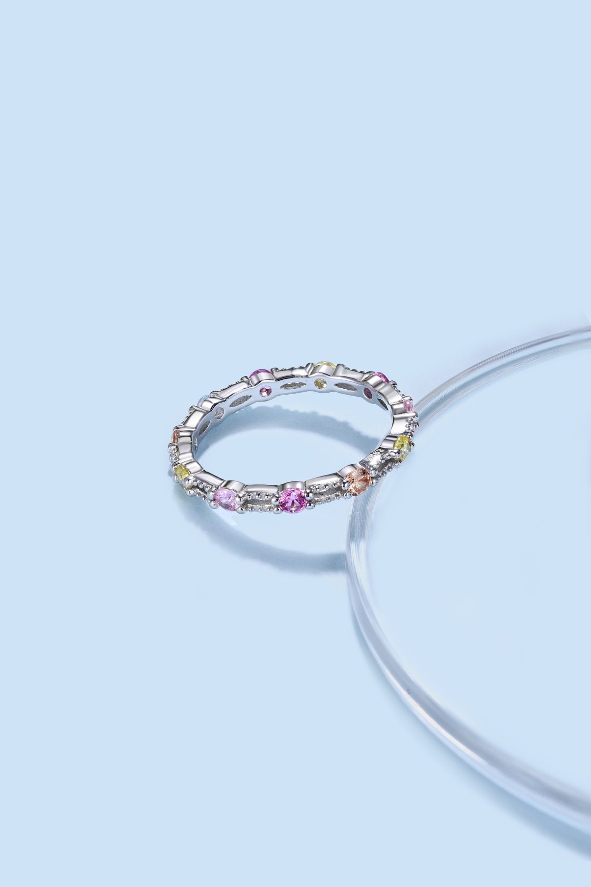 "Confetti Spark" Stackable Ring Color Your Mood. Celebrate Your Spark.