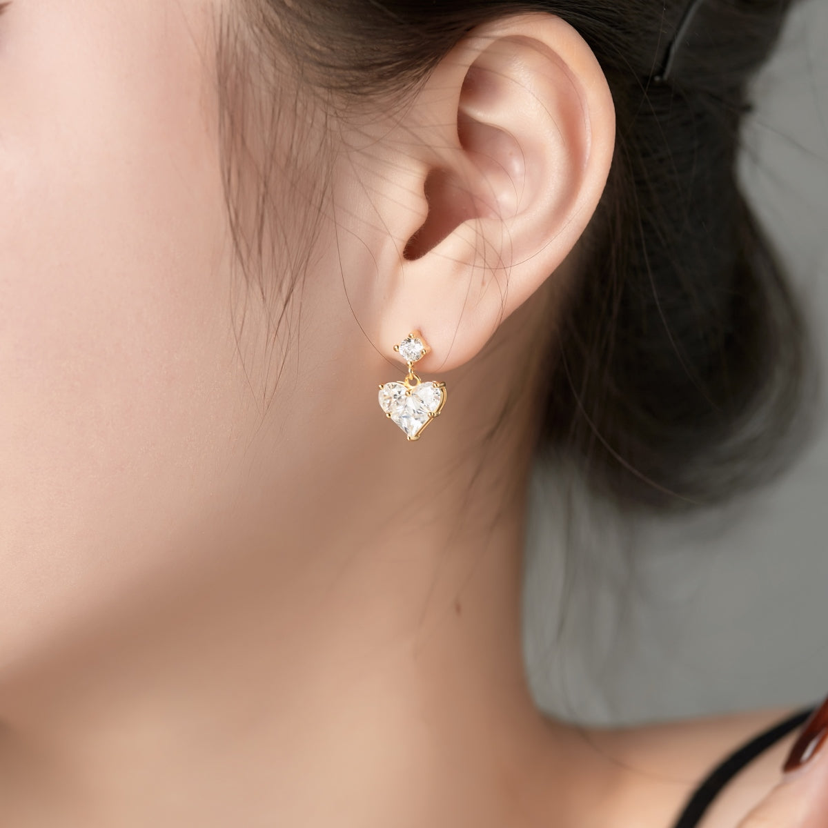"Lovelure" Dangle Earrings Where Romance Falls into Place.