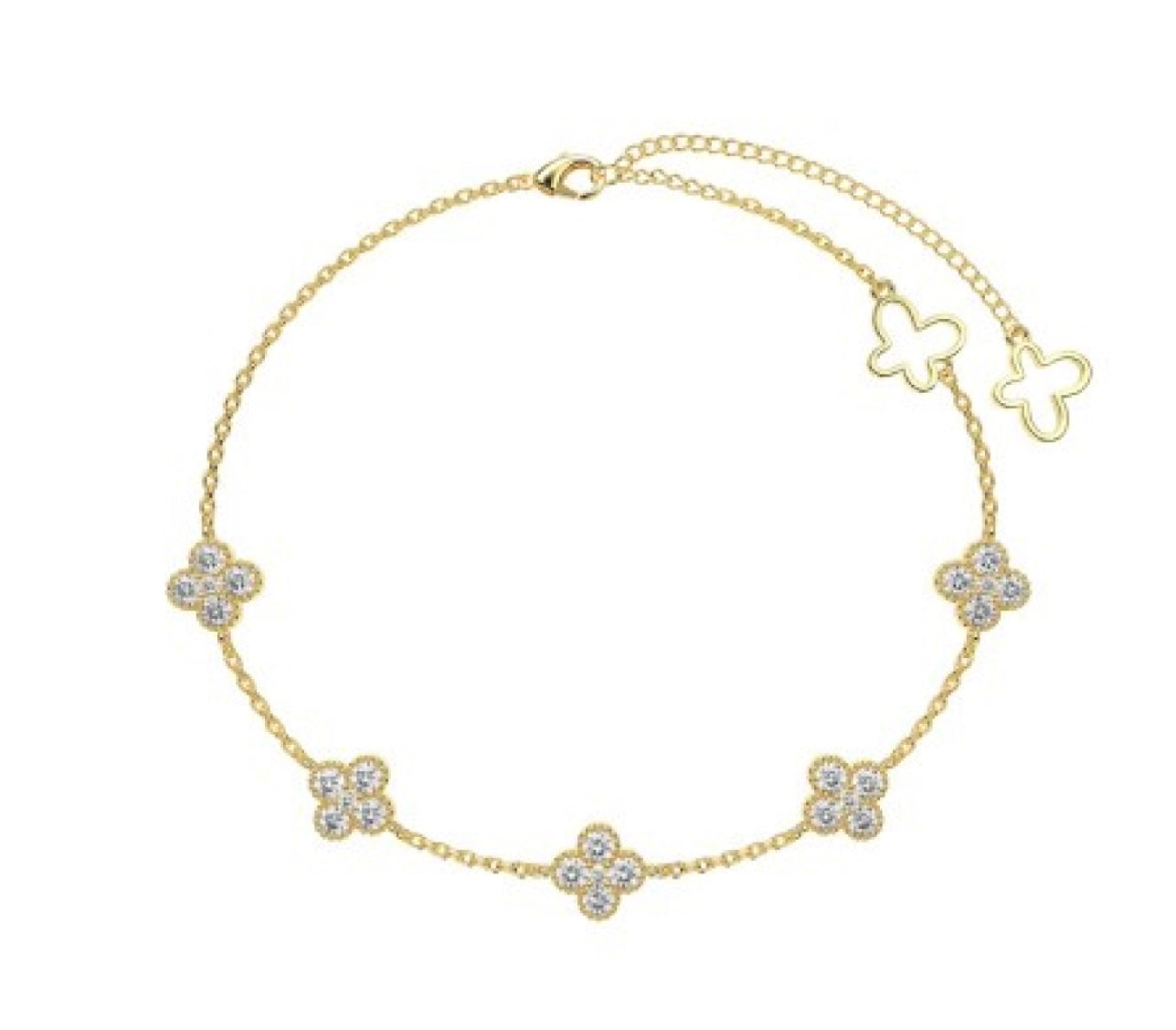 Flower Butterfly Bracelet