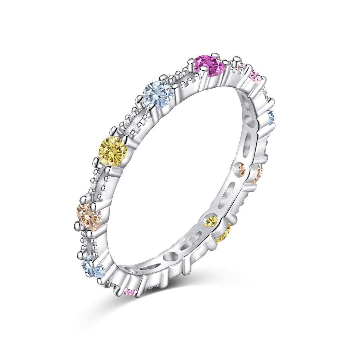 "Confetti Spark" Stackable Ring Color Your Mood. Celebrate Your Spark.