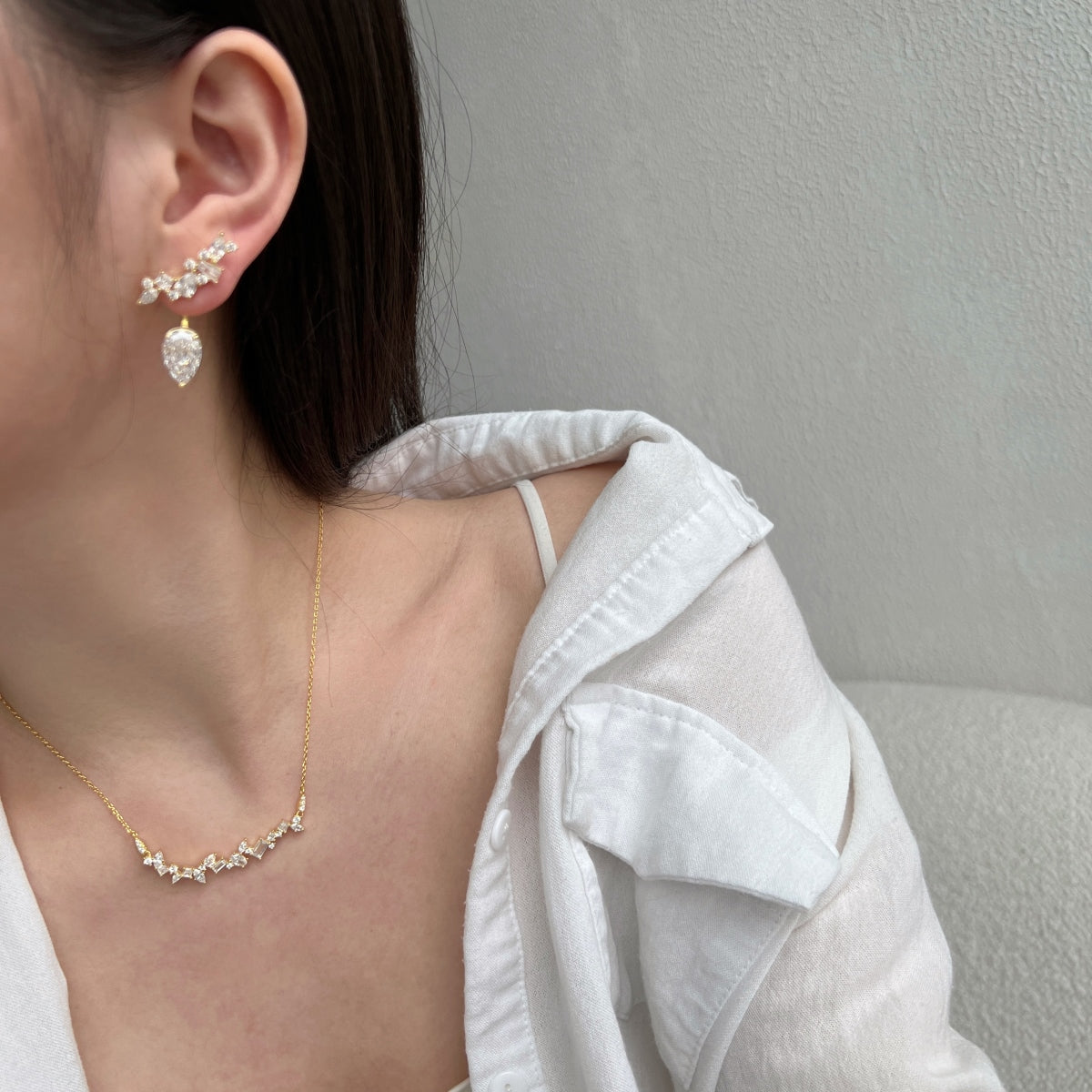 "Starluxe" Drop Ear Jackets One Look. Two Styles. Limitless Glamour.