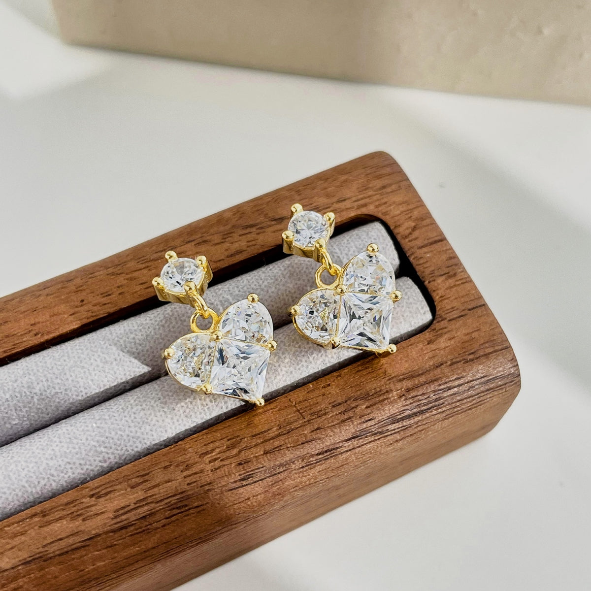 "Lovelure" Dangle Earrings Where Romance Falls into Place.