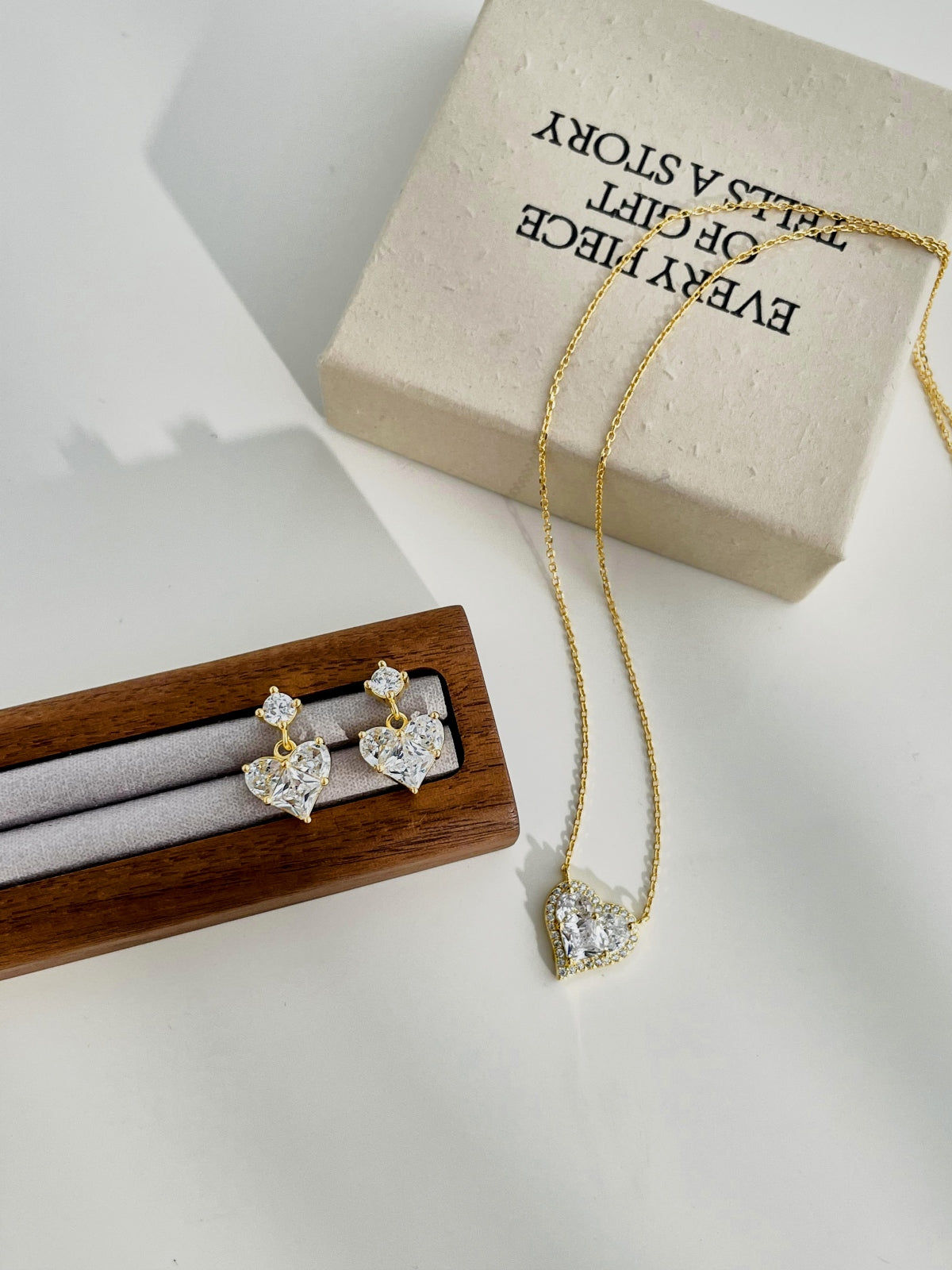 "Lovelure" Dangle Earrings Where Romance Falls into Place.