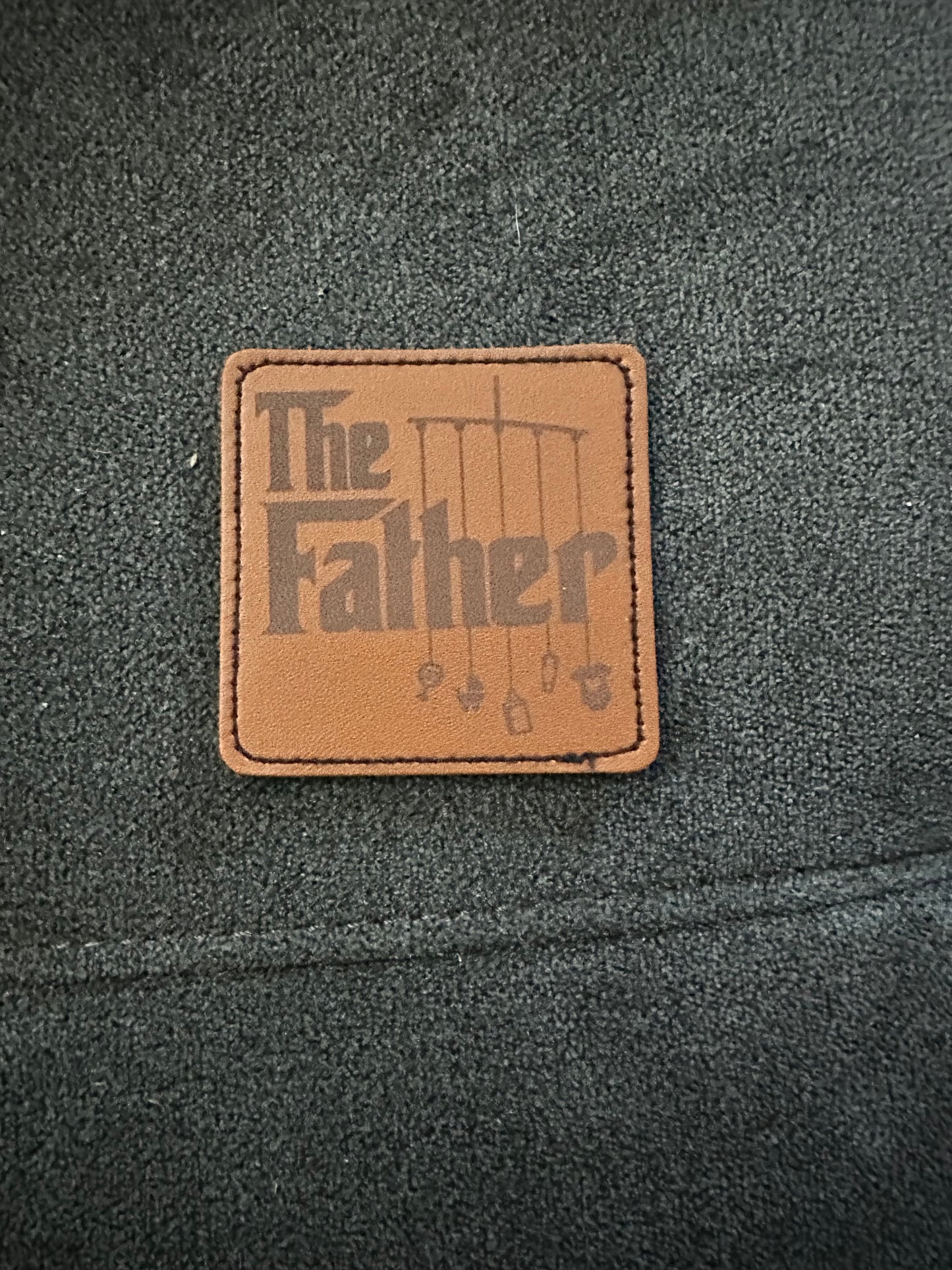 Custom Leather Patch Dad Hat – Personalized with Names