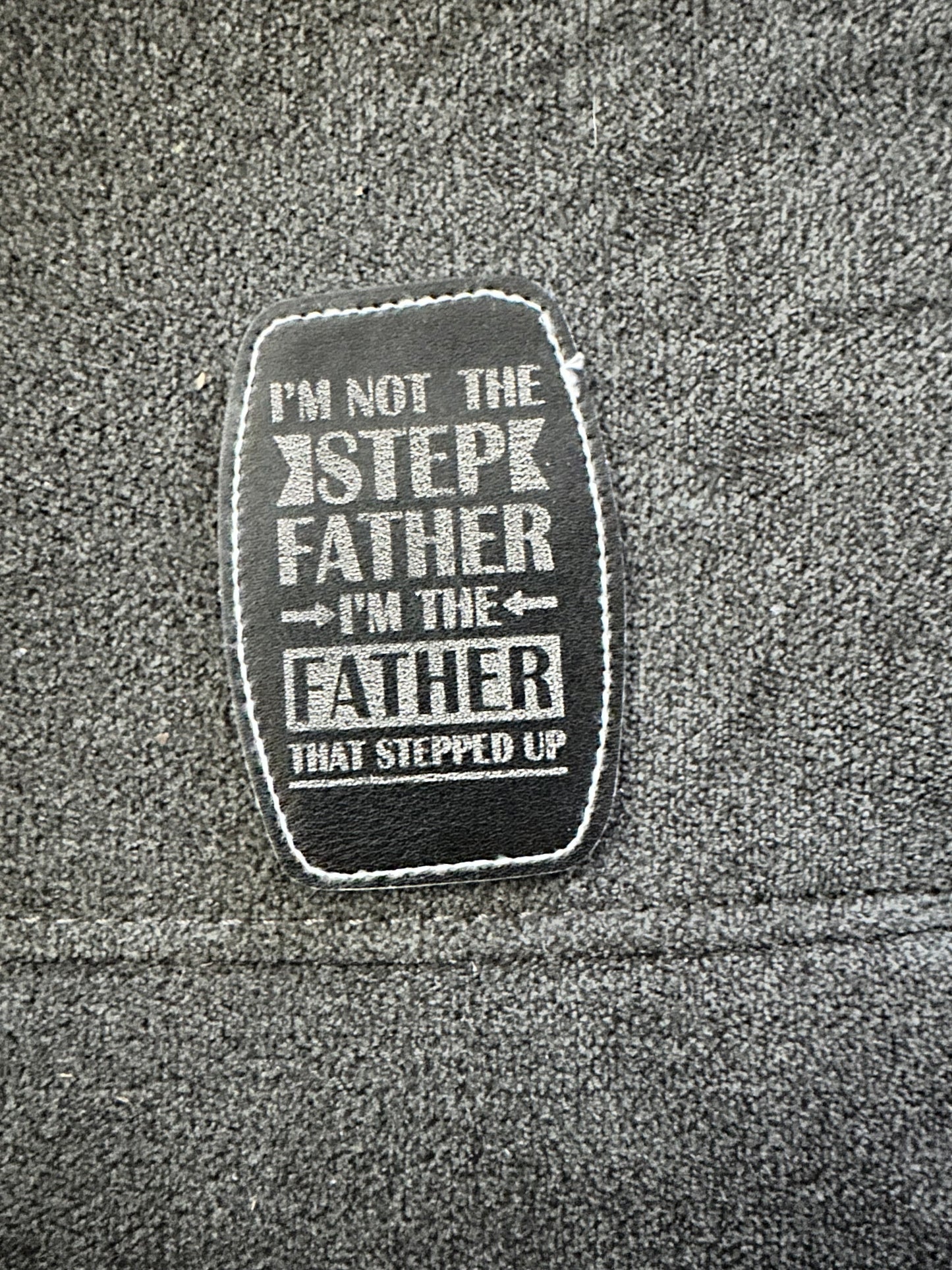 Custom Leather Patch Dad Hat – Personalized with Names