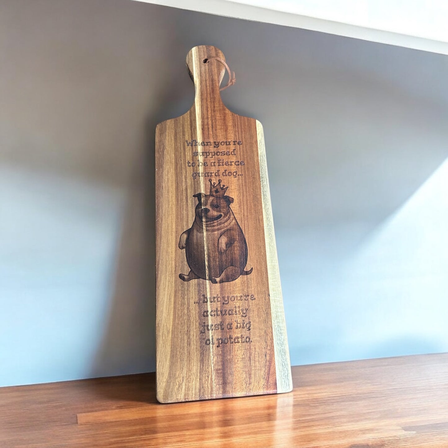 🪵 “The Heritage Board” – Custom Acacia Charcuterie & Chopping Board