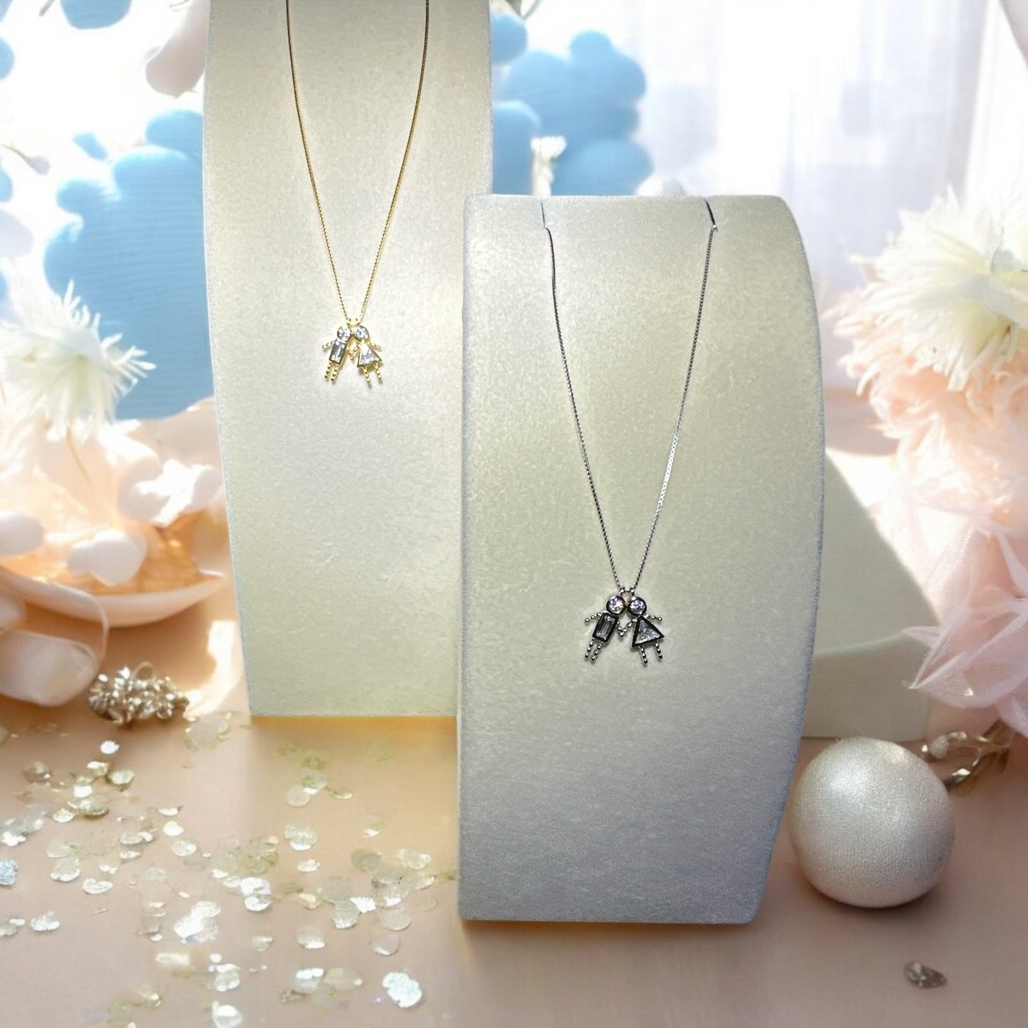 "Littles by Heart" Charm Necklace Childhood Moments. Forever Close.
