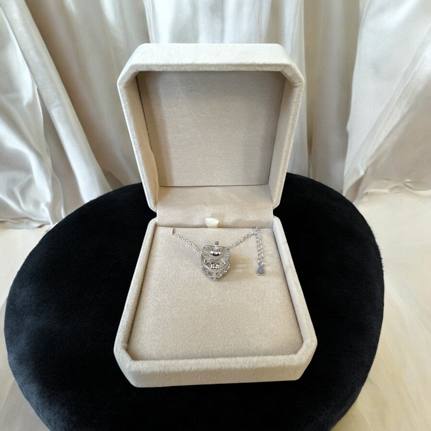 Heart Cage Necklace