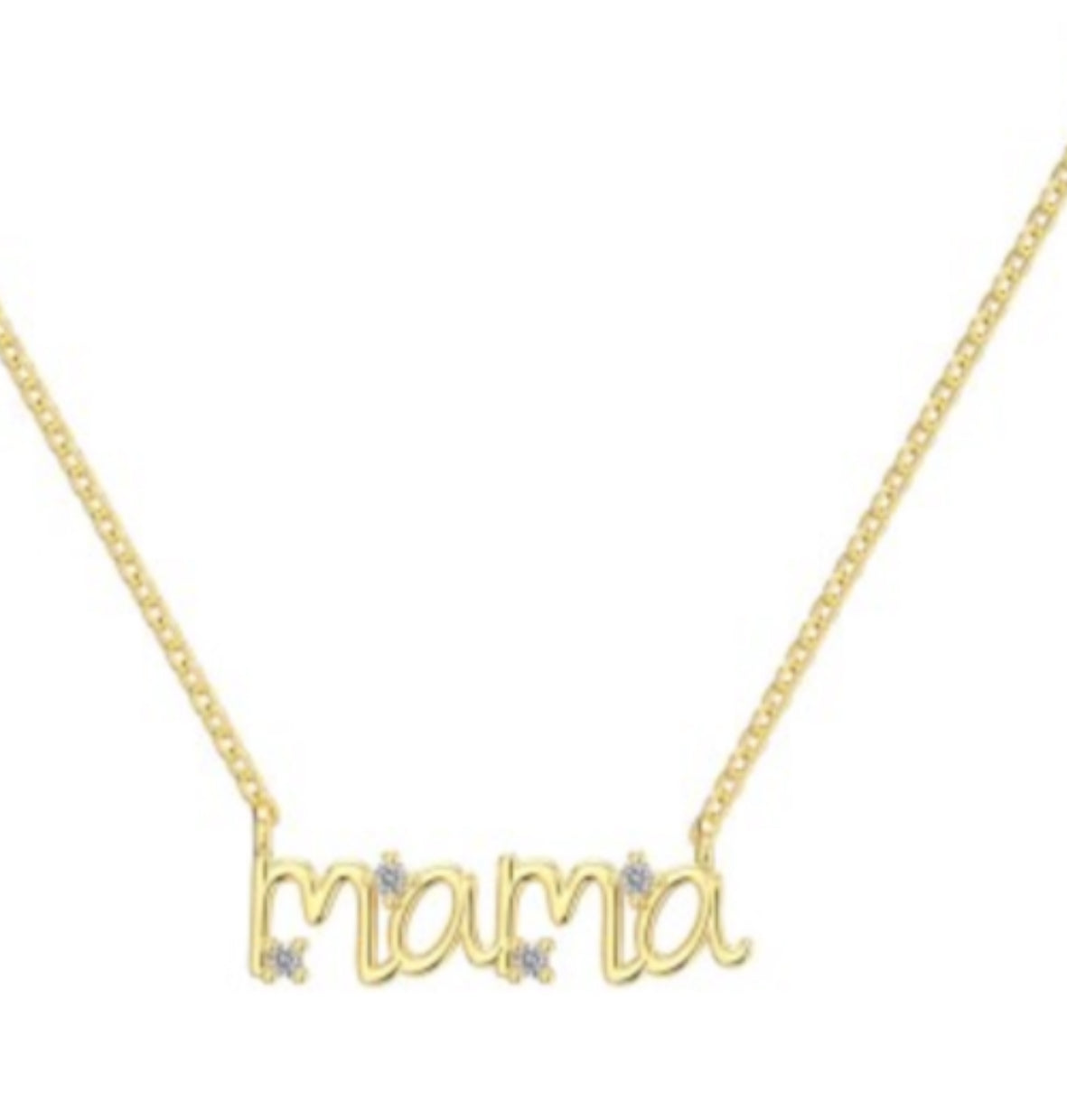 "Golden Grace" Mama & Mom Necklace For the Heart That Holds It All.