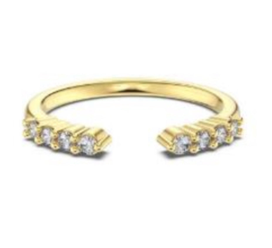 "Celeste" Marquise Trio Ring Set Vintage Romance. Modern Magic.