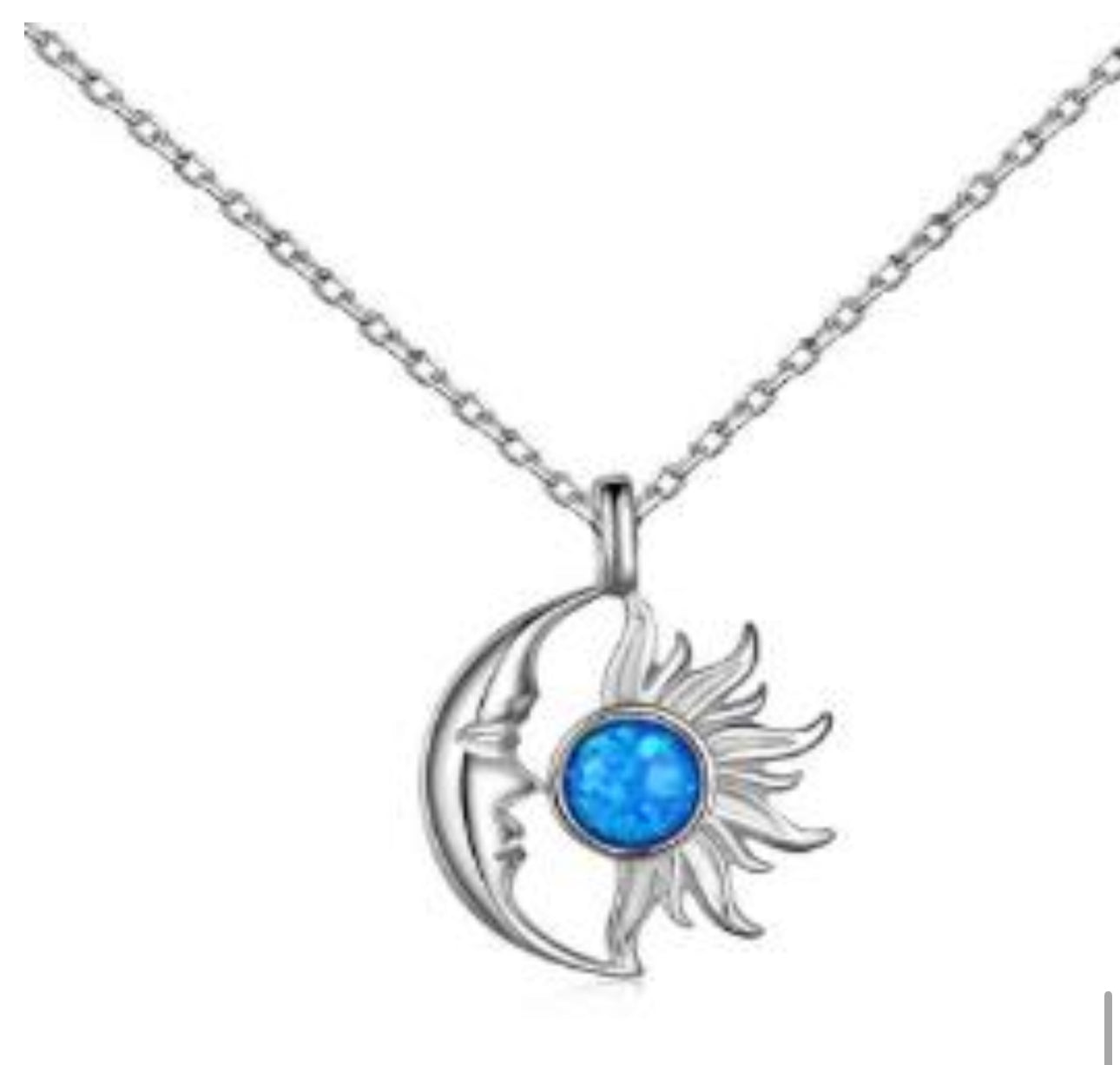 "Celestial Embrace" Sun & Moon Necklace When Light Meets Shadow. Magic Happens.
