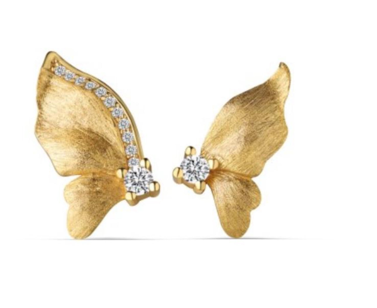"FlutterGild" Asymmetrical Wing Earrings Unmatched. Unapologetic. Unmistakably Elegant.