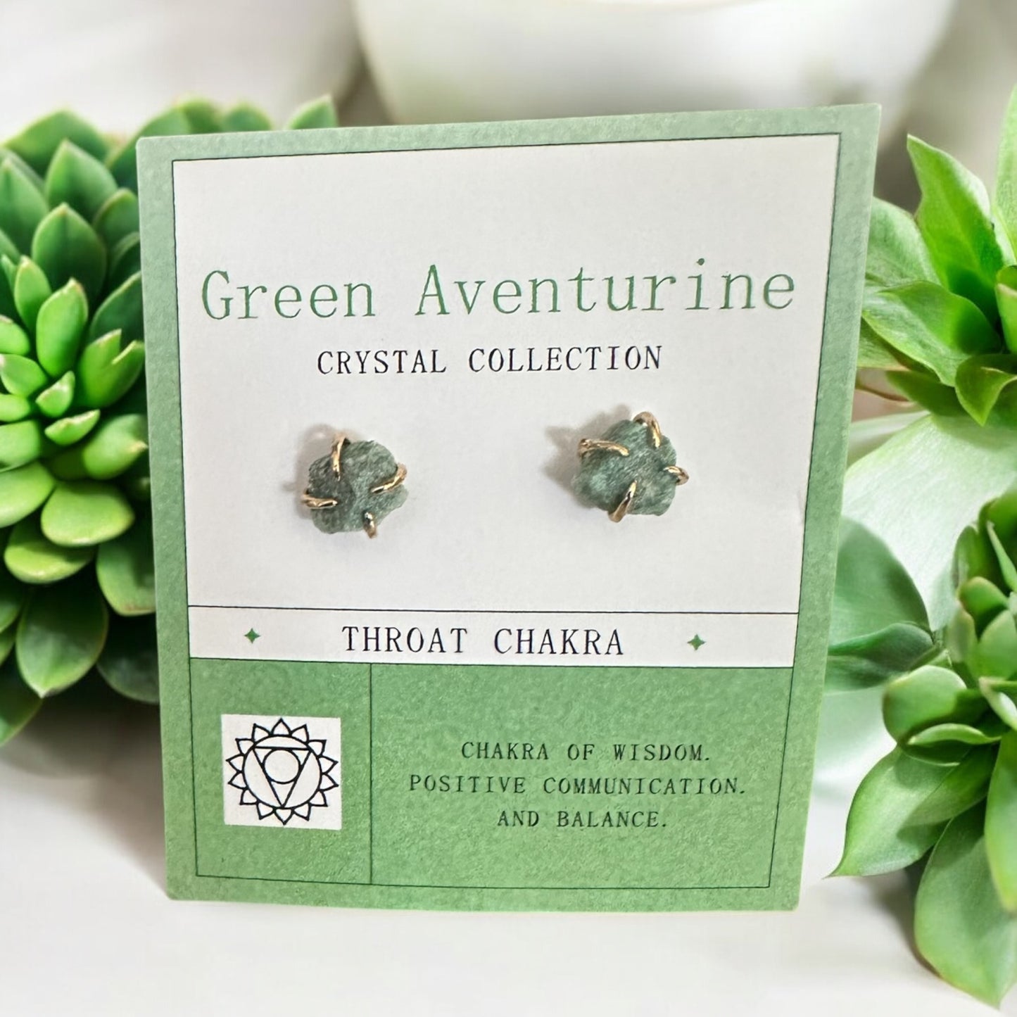 Raw Crystal Earrings