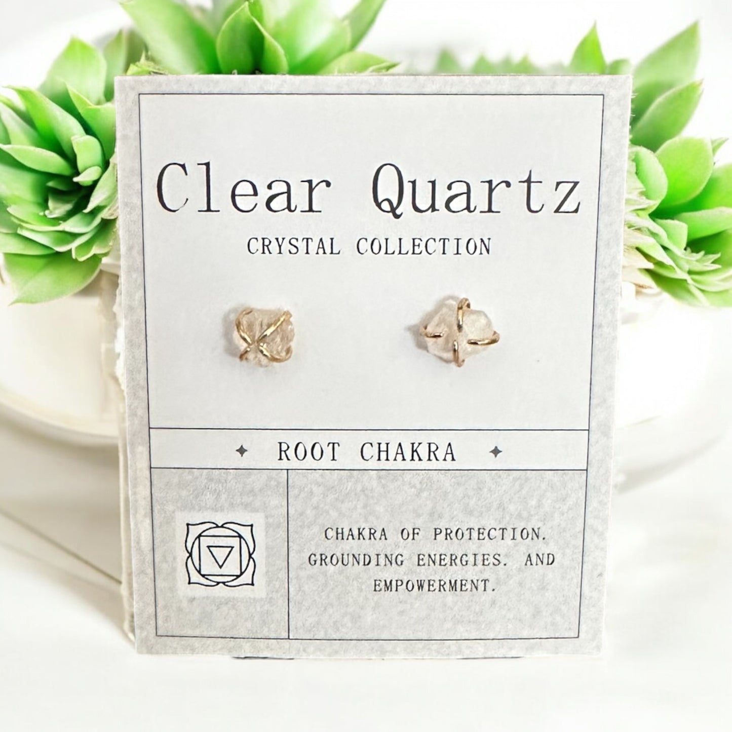 Raw Crystal Earrings