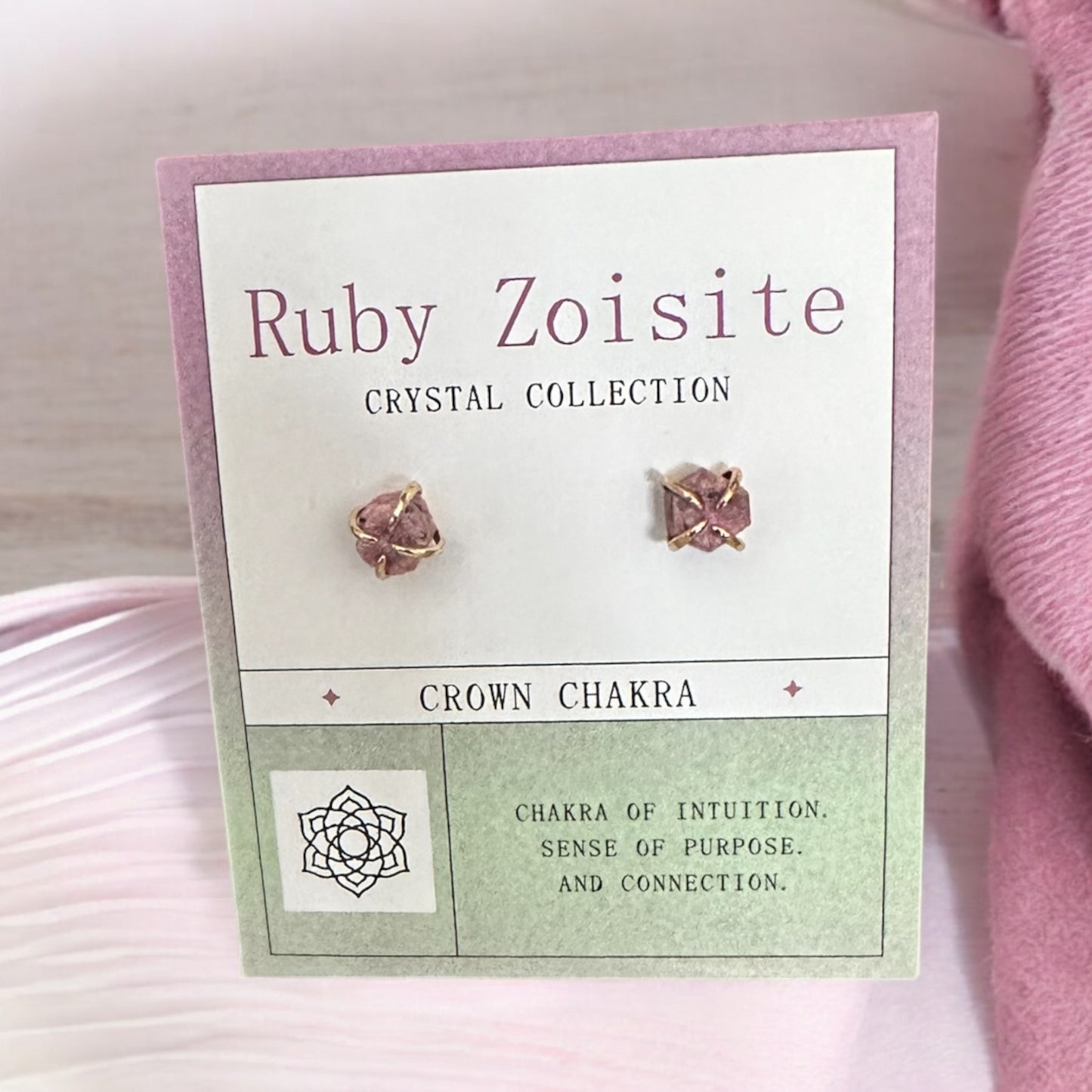 Raw Crystal Earrings