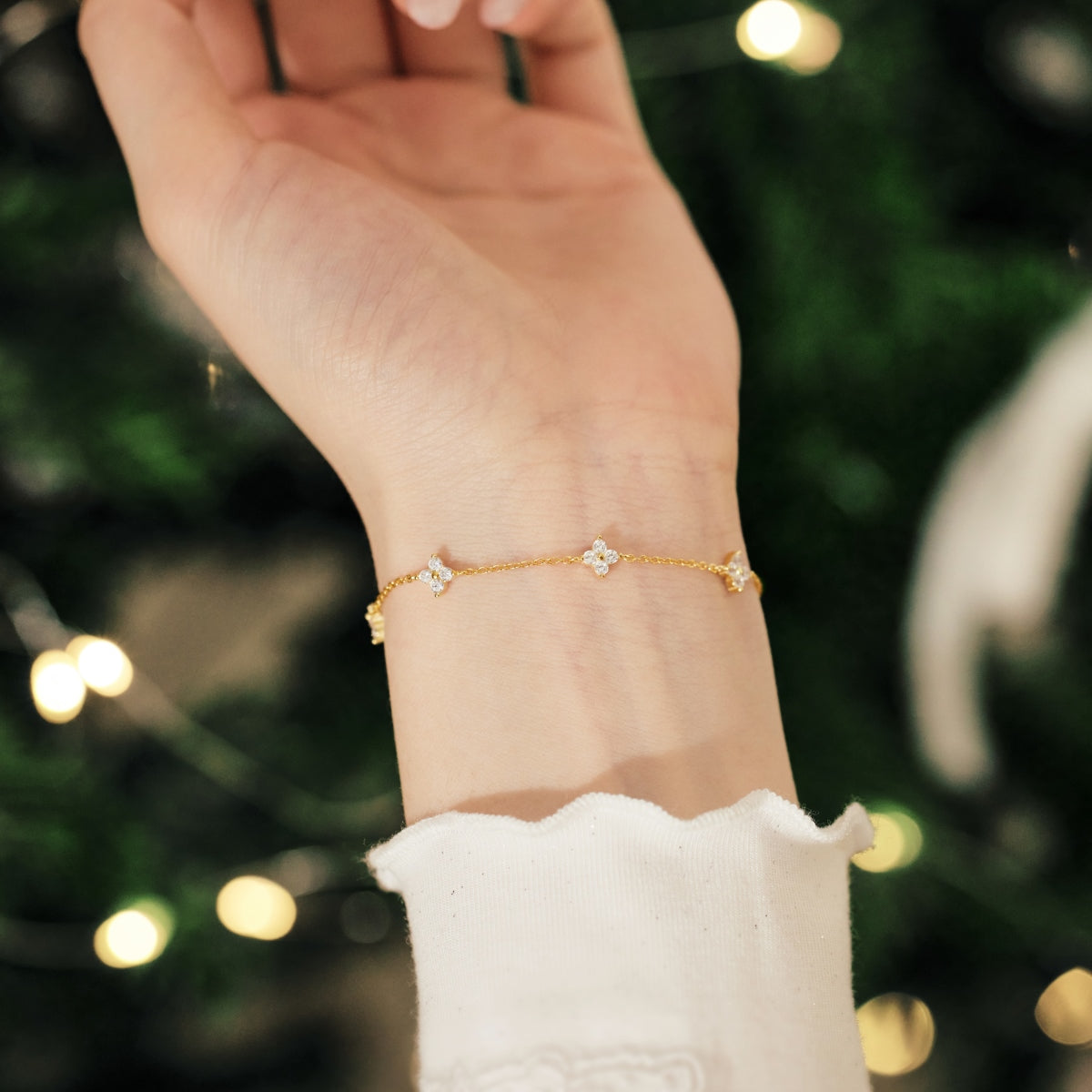 Lumière Petite Star Bracelet 925 Sterling Silver | 18K Gold Plating | 5A Cubic Zirconia