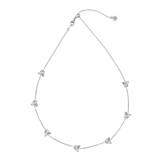 Papillon Grace Necklace 925 Sterling Silver | 18K Gold Plating | Adjustable Length