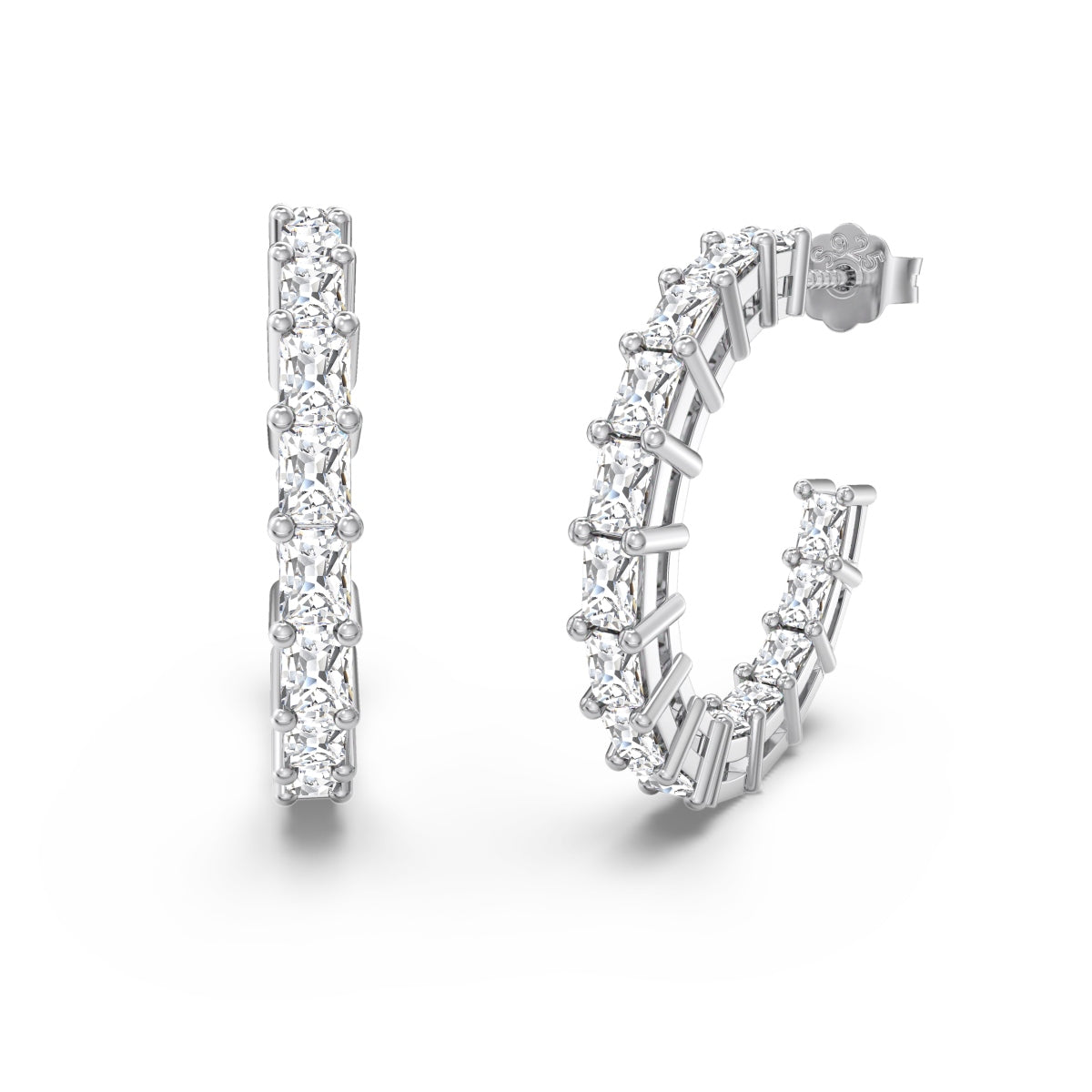 "Starlit Cage" Sculptural Hoop Earrings Where Light Dances. Where Style Reigns.