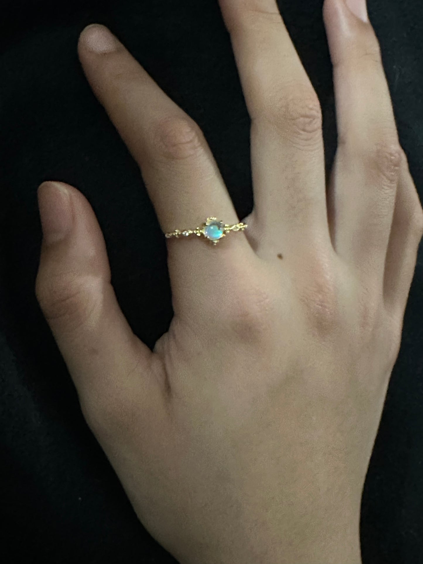 Moonstone ring