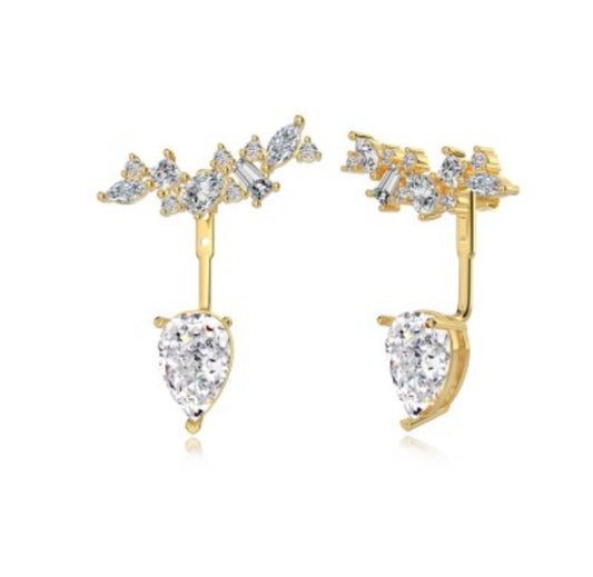 "Starluxe" Drop Ear Jackets One Look. Two Styles. Limitless Glamour.