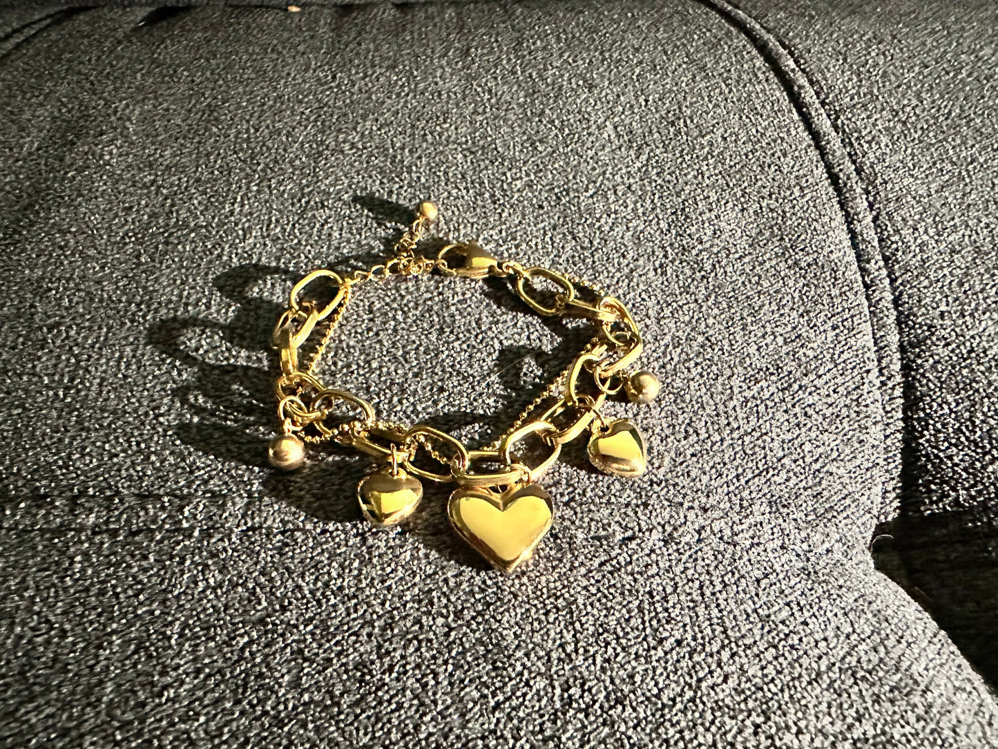 heart charm bracelet