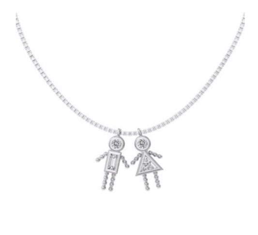 "Littles by Heart" Charm Necklace Childhood Moments. Forever Close.