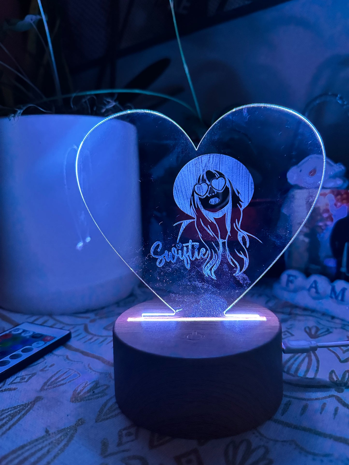 Light-Up Acrylic Night Lamp