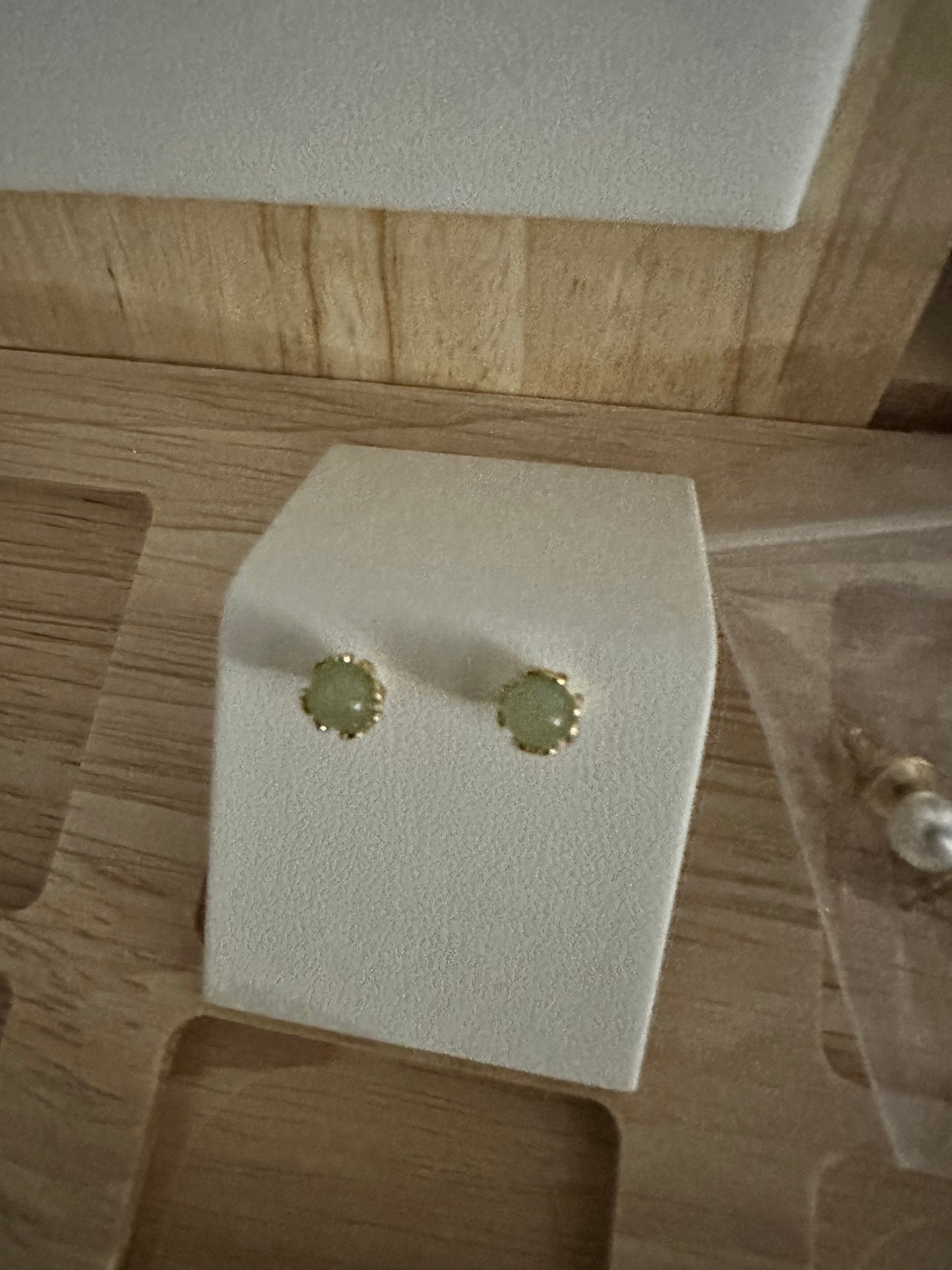 Jade Stud Earrings