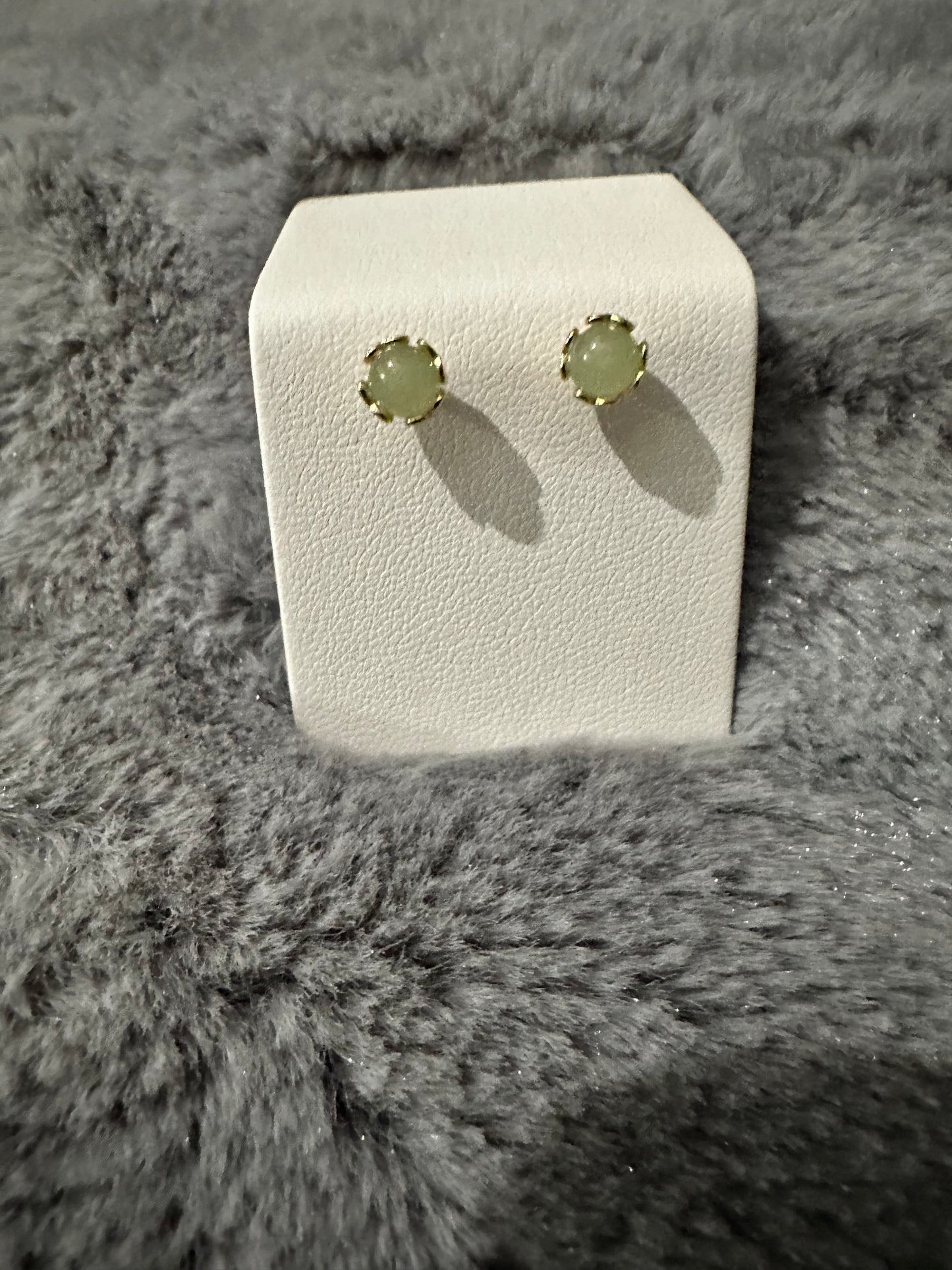 Jade Stud Earrings